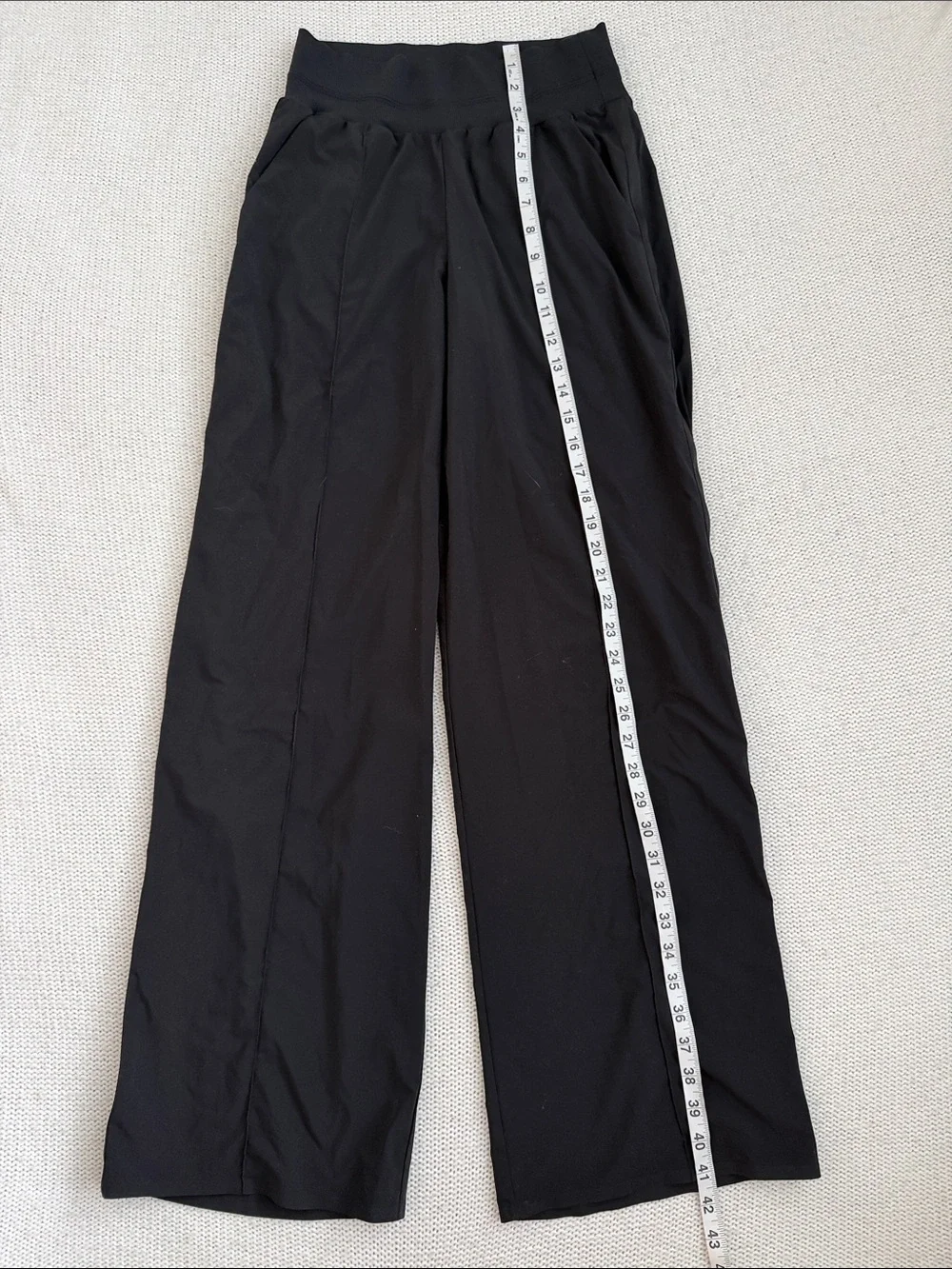 Athleta Nikita Wide Leg Pants Black Size 4
